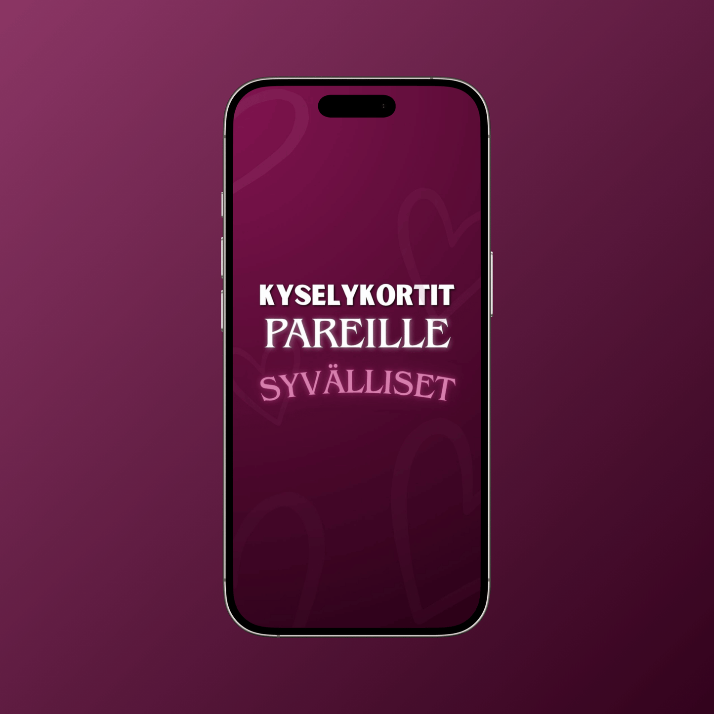 Syvälliset Kysymyskortit Pareille - Digitaalinen