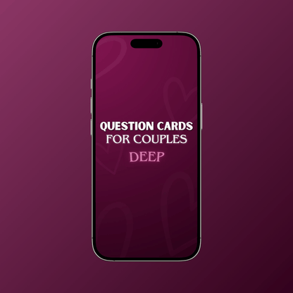 Deep Question Cards For Couples - Digital