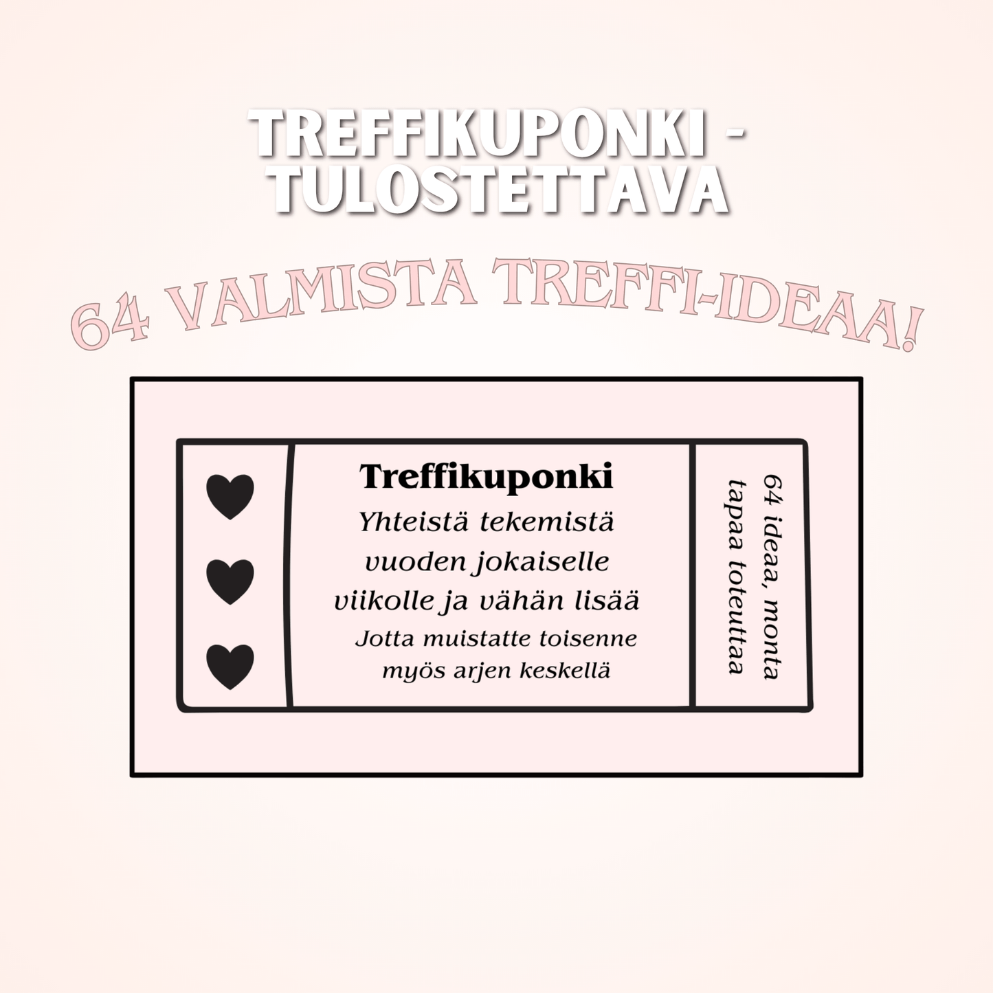 Treffikupongit - Tulostettava A4