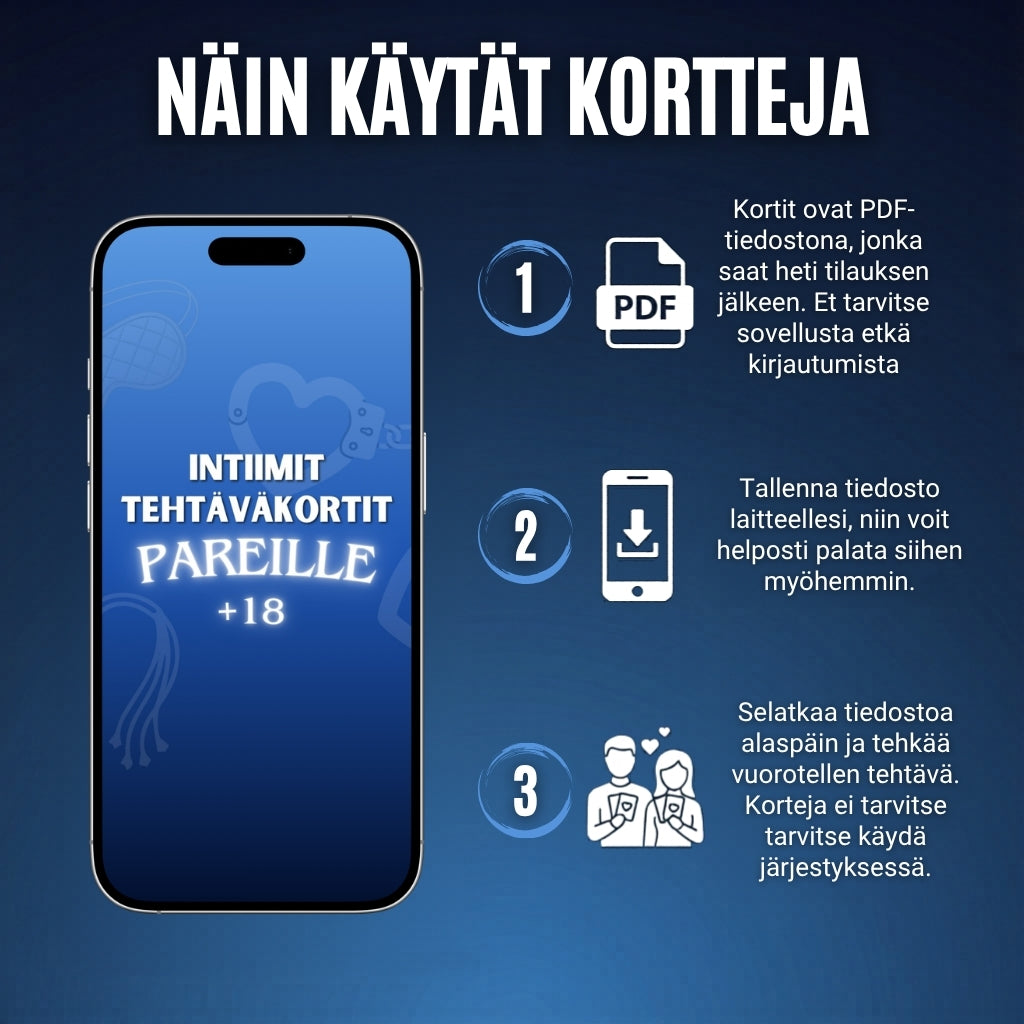 Intiimit Tehtäväkortit Pareille - Digitaalinen
